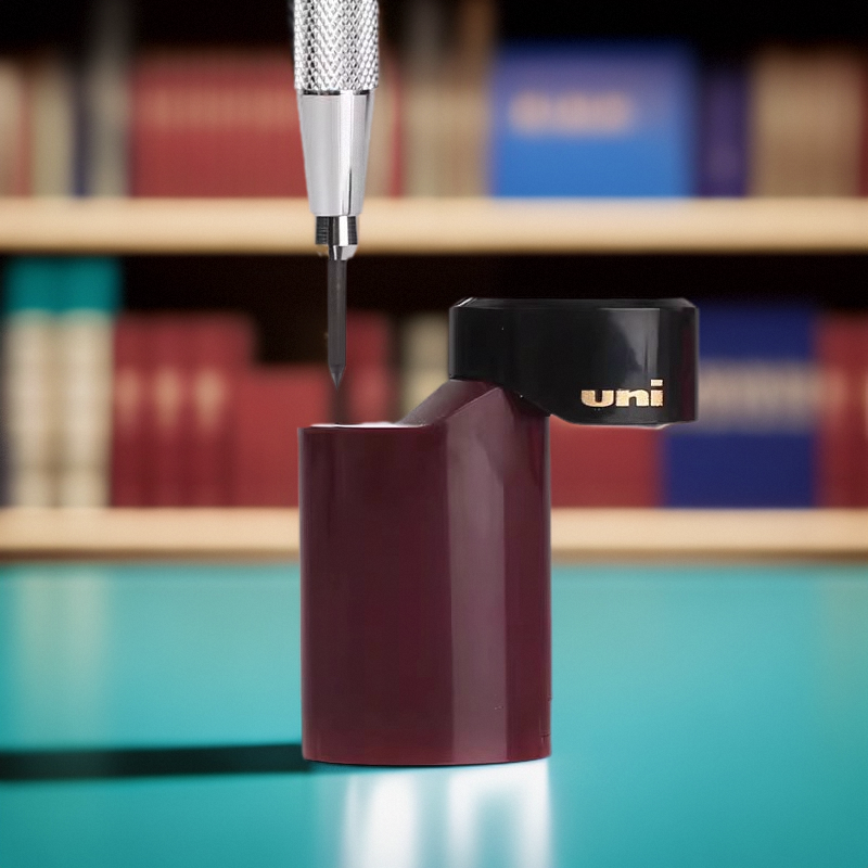 三菱UNI卷笔刀UNI粗铅削笔器DPS-600 2.0mm铅芯研磨器 专削粗铅