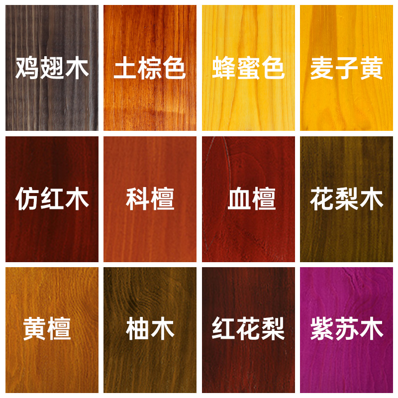 Water-based wood lacquer wood grain paint wood door mahogany old furniture self-spray refurbishment change color wood paint home self-brush paint