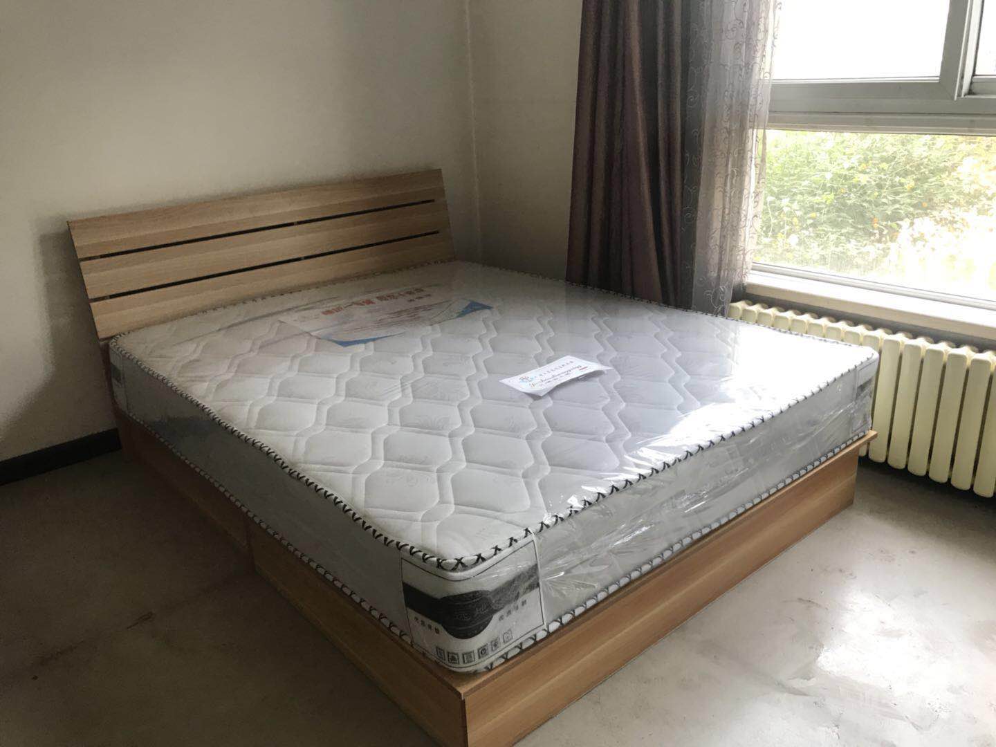 Bắc Kinh đặc biệt cung cấp miễn phí vận chuyển giường đôi giường 1,2m /1.5 m 1,8 m giường tấm giường hộp cao lưu trữ trên giường - Giường giường xếp hàn quốc