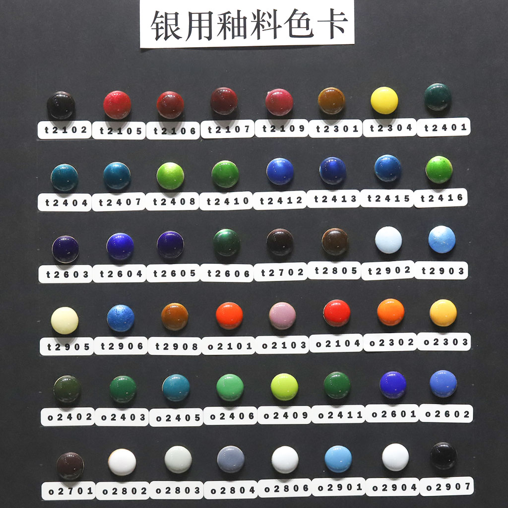 Silver with enamel glazed material View Thai blue High temperature enamel powder enamel Enamel Powder 50 gr dress (1) 50 Thrones