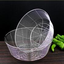 Drain basket kitchen vegetable basket stainless steel household fruit basket round large thickened sink Japanese leaking basin