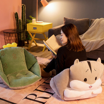 Carpet cushion cushion integrated office sedentary chair cushion students winter floor lazy plush thick cushion