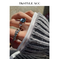 TKSTYLEACC Двойной слой запутанный европейский и американский ретро -ретро -ретро -ретро высокого уровня на высоком уровне.
