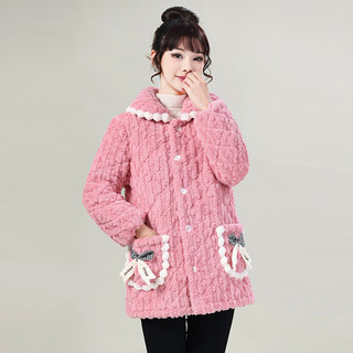 Short, fragrant, velvet and thickened, cute and loose cotton jacket