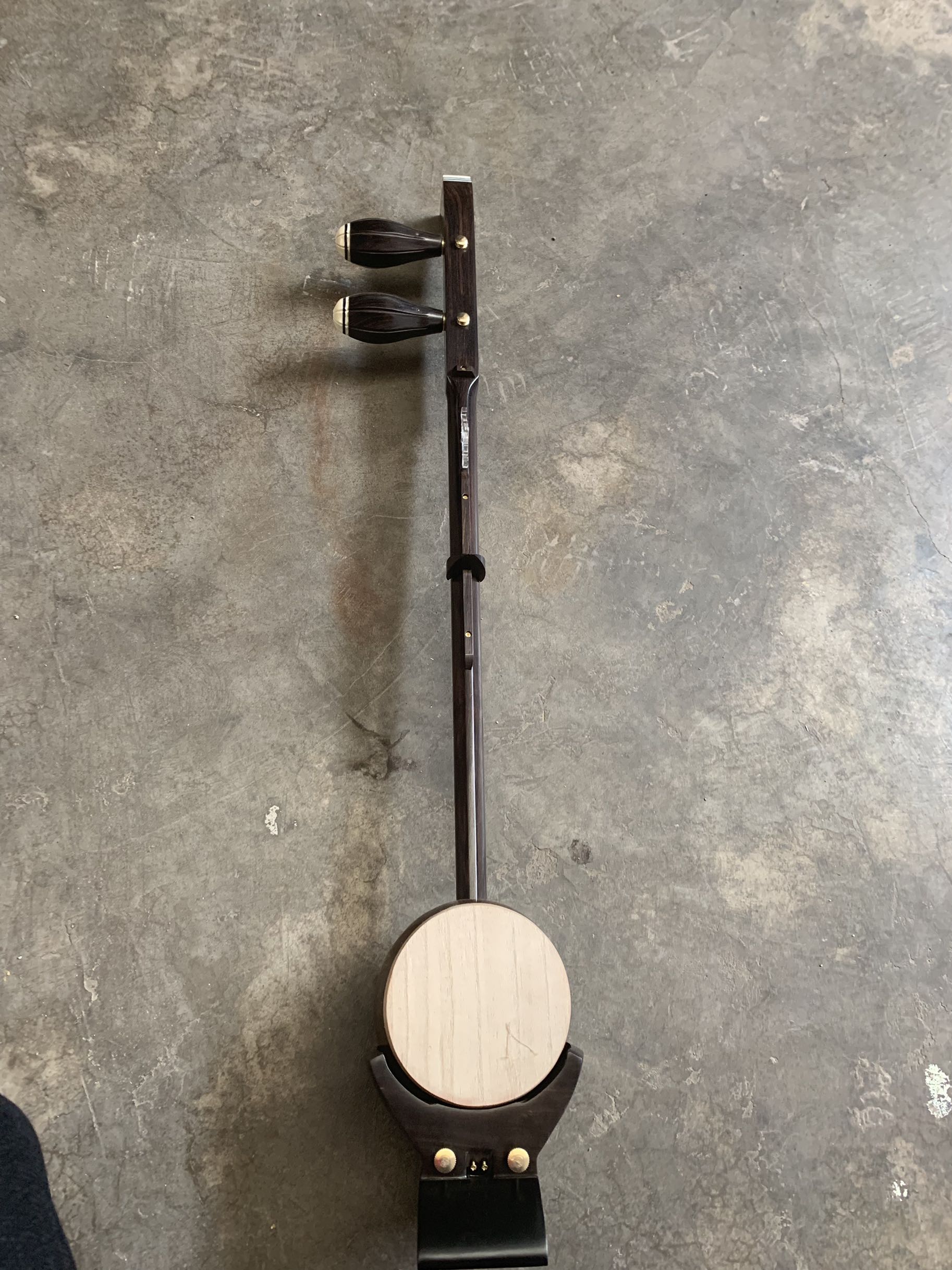 Special promotion Ebony Henan Opera Banhu Flat Head Double Barrel Shuangbanhu Send Piano Box Coconut Shell Liner