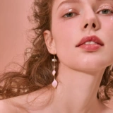 Серьги, искусственные клипсы из жемчуга, стиль, золото 14 карат
