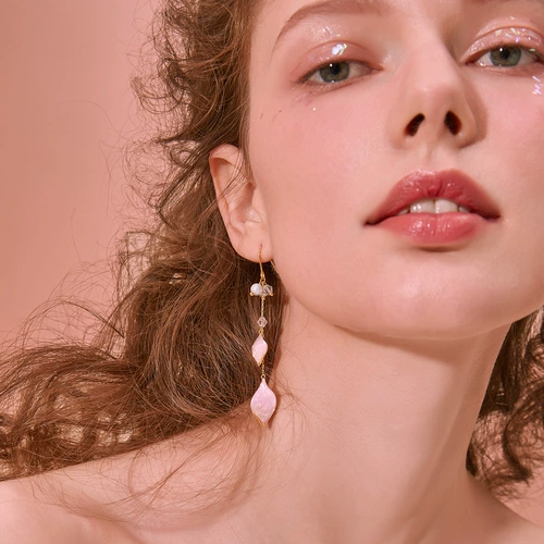 Серьги, искусственные клипсы из жемчуга, стиль, золото 14 карат