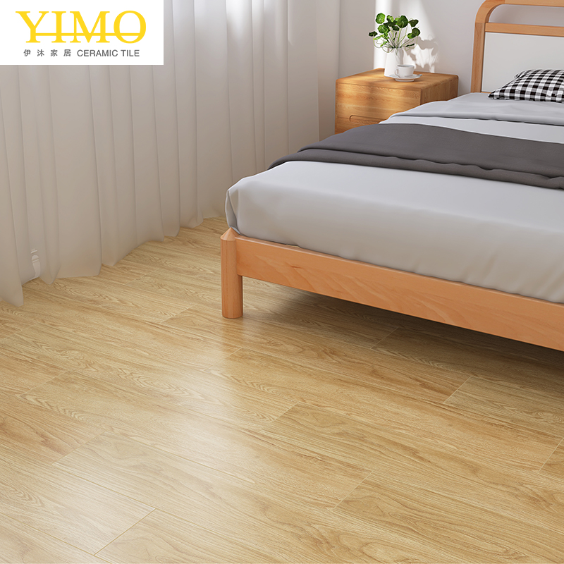 Nordic wood grain tiles all porcelain 200x1000 imitation wood floor tiles living room balcony imitation solid wood non-slip floor tiles