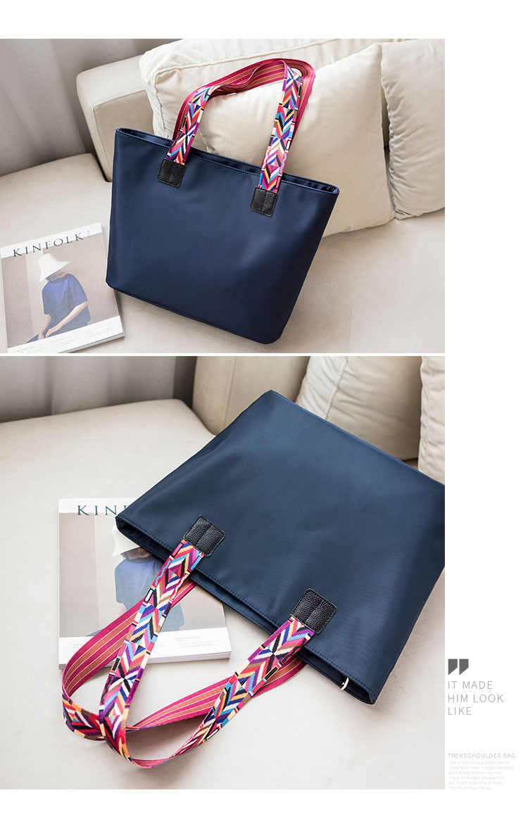 Túi lớn vải mới nylon không thấm nước Oxford vải đi lại vai xách tay tote nữ túi mua sắm công suất lớn - Túi xách nữ túi xách gucci nữ
