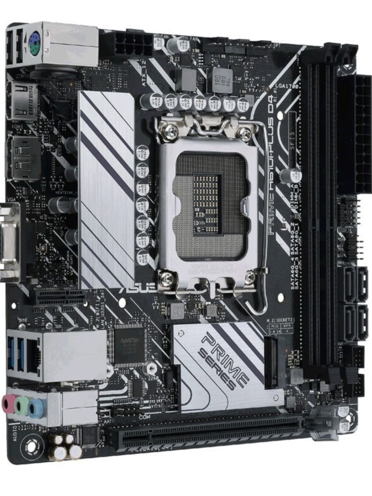 Asus Prime H610I-Plus D4 Mini Itx Motherboard Supports I3 12100