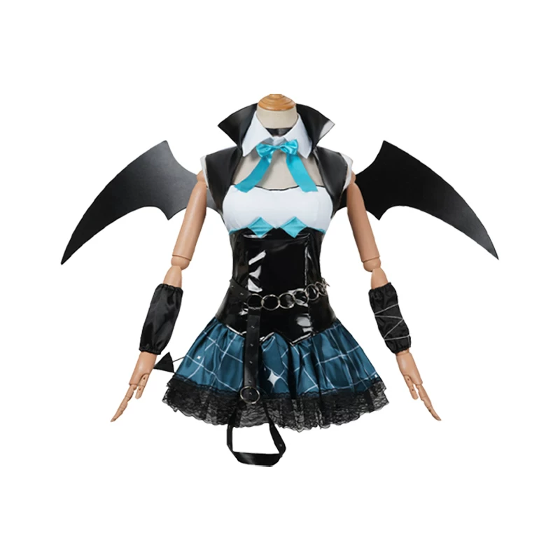 Косплей-костюм Hatsune Miku набор «Енотик» с крыльями, стиль little devil 2D, размеры S–XXL