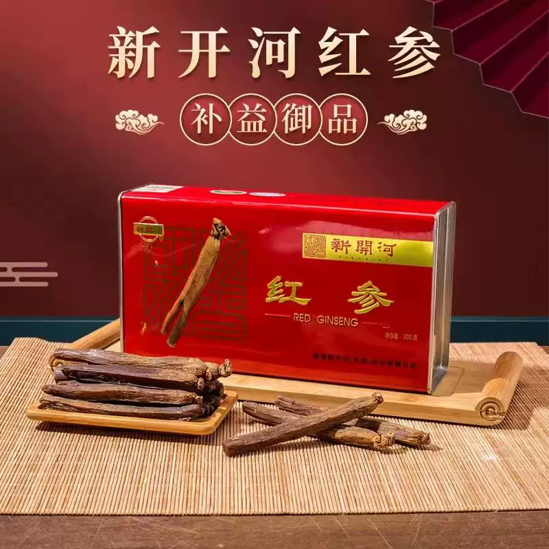 К genuine Kangmei Xinkai River не содержит сахарной коллекции Annian bun красный женьшень 200г60/50/40/30/20/1/1