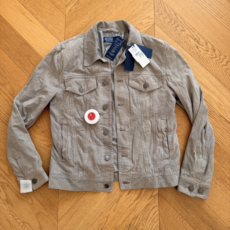 Rl New Style Goatskin Suede Retro Western Outdoor Sports Leather Jacket