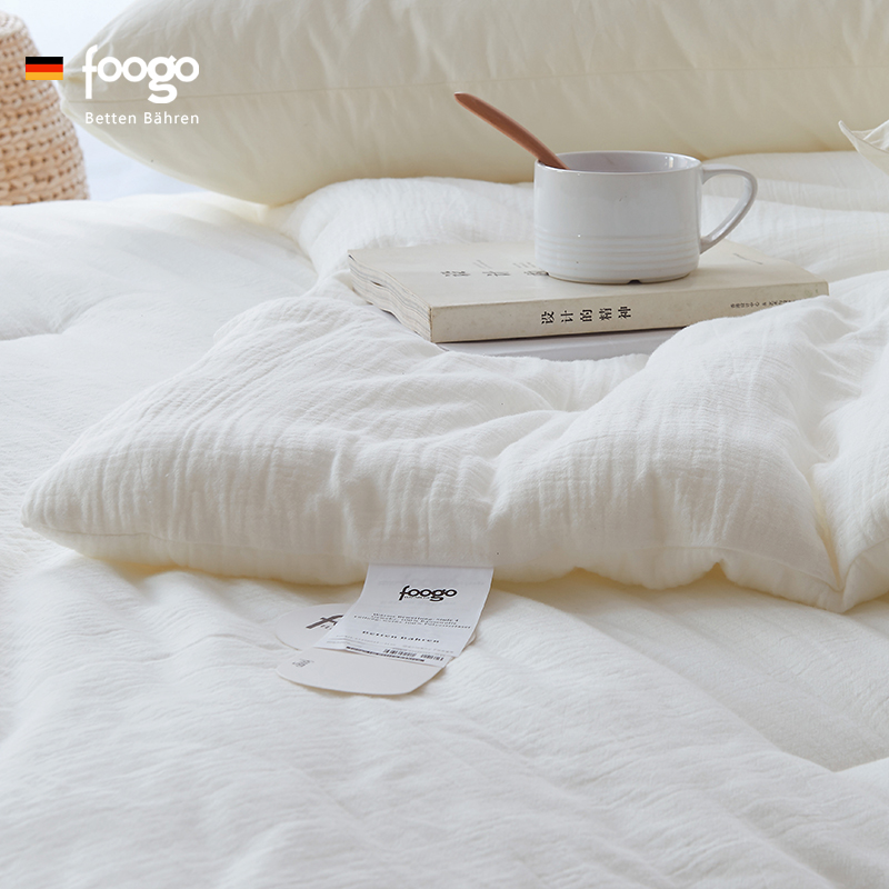 German pure cotton cloth A type of summer cool quilt with mother and baby quilt by the core fluffy naked sleeping all season air conditioning Spring and autumn washed by water