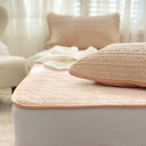 Class A Mother & Baby Grade Short Suede Warm Latex Mattresses Heat Storage Antibacterial Bed Pads