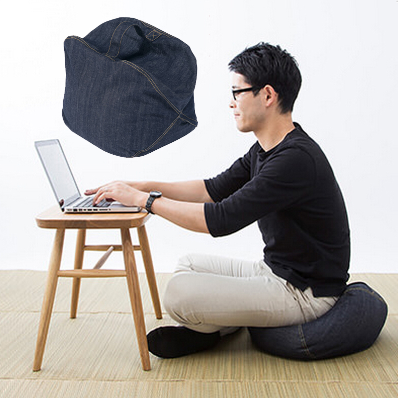 Day-style cotton denim cloth hose cushion removable and floor sofa mat portable good tasts