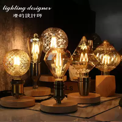 Dragon Ball Light Bulb Edison Bulb LED Filament Light Hotel Coffee Shop Personality Decoration Chandelier E27 Warm Light