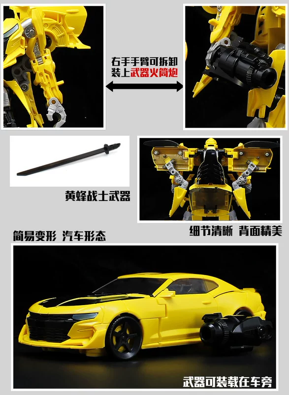 Đồ chơi biến hình King Kong Optimus mô hình robot xe máy Zhuge Locke anh hùng cột hợp kim phiên bản lớn vua đỉnh ong - Gundam / Mech Model / Robot / Transformers