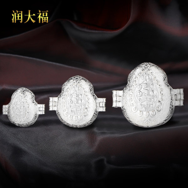 润大福 Открывающийся кулон, подвеска, серебро 925 пробы, делается под заказ