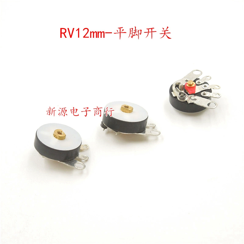 RV12MM chân cong có công tắc B503 B50K vô tuyến chiết áp 50K khuếch đại công suất tập chiết áp