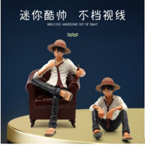 Sea Thief King Hands On Iron Fist Road Flying Sand Hair Sitting Shirt Writing True Car Load Swing Piece Cake Decoration Pendulum