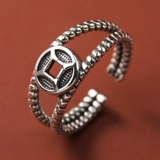 Модное креативное ретро кольцо, серебро 925 пробы, подарок на день рождения