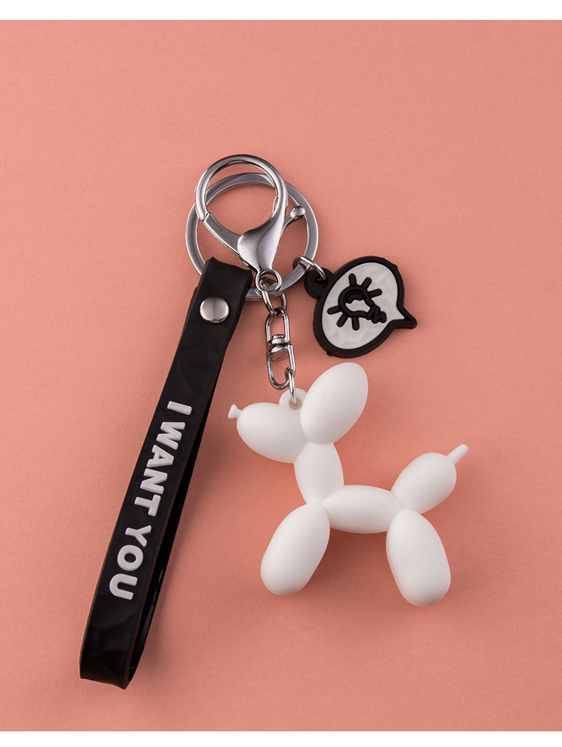 Personalized dog keychain pendant