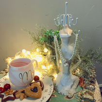 Earrings display rack Jewelry storage creative desktop decoration jewelry rack Princess model gift for classmates and girlfriends