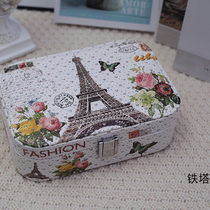 Jewelry storage box earrings necklace ring box anti-oxidation display box gift for girls and classmates