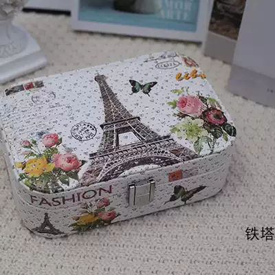 Jewelry storage boxed earrings necklace ring box anti-oxidation display box to give girls' classmates gifts