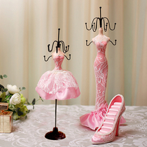 European-style princess jewelry rack Jewelry rack Jewelry display Jewelry display model room display ornaments Girlfriends gifts