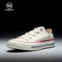 CONVERSE / Converse 1970S Giày vải retro nữ thấp thấp màu trắng tiêu chuẩn 162062C jordan trắng xám