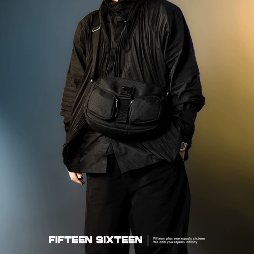 15/16Cordura Messenger Bag Мужская спортивная мощность Ветровой магнитная быстрого разборка баллистическая нейлоновая сумка черная сумка