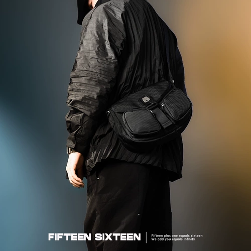 15/16Cordura Messenger Bag Мужская спортивная мощность Ветровой магнитная быстрого разборка баллистическая нейлоновая сумка черная сумка