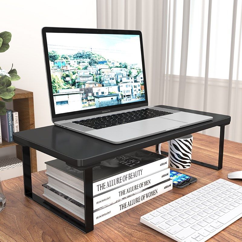 Notebook display base pad desktop office mat with elevated bracket desktop screen elevated rack