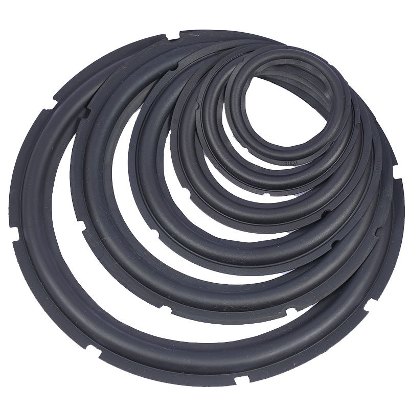 8 inch 10 inch 12 inch speaker edge rubber rim speaker repair change edge accessories Notched rubber edge hanging edge decoration