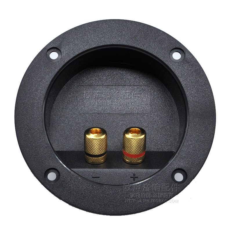 Open pore 75mm circular junction box speaker wiring board sound horn wiring back-head full core thickened-Taobao
