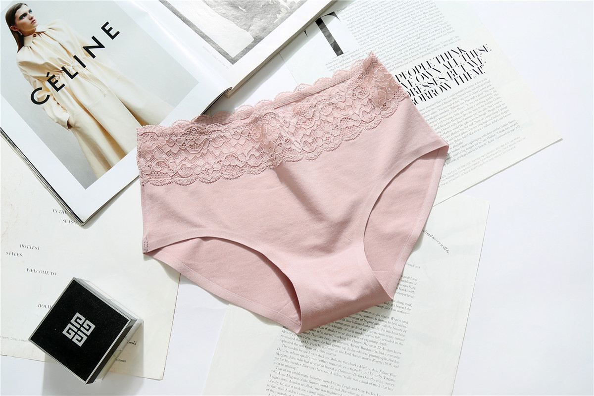 Mùa thu và mùa đông mới eo cao liền mạch đồ lót một mảnh cotton nữ tóm tắt ren Nhật Bản 0826 quần lót nữ cho người béo