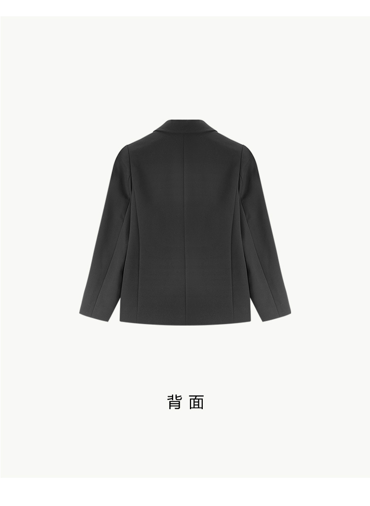 2018 tình yêu thỏ mùa thu đôi ngực đơn giản thời trang màu đen mẫu áo khoác nữ đẹp 2021