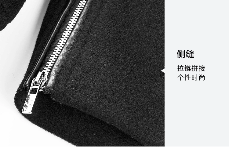 2018 tình yêu thỏ mùa đông nữ màu da ngắn nút chai da áo khoác đôi nam nữ