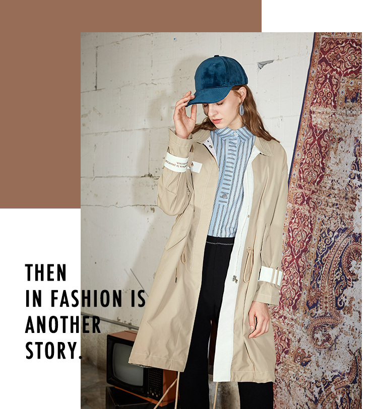 Trench pour femme EICHITOOH  en Polyester - Ref 3226499 Image 17
