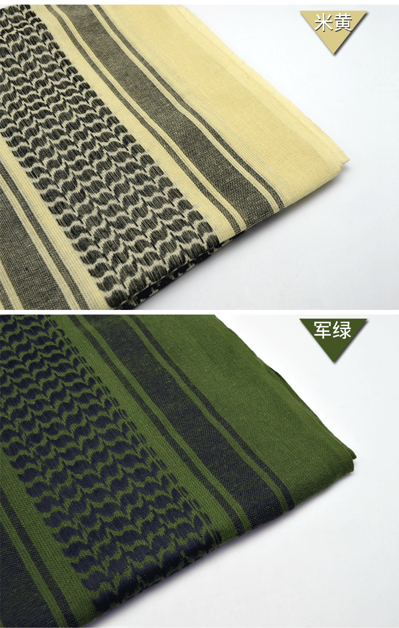 Chính hãng Wanmatang Arab khăn khăn chiến thuật ngoài trời windproof ấm khăn trùm đầu cotton dày người đàn ông 	khăn dân phượt	