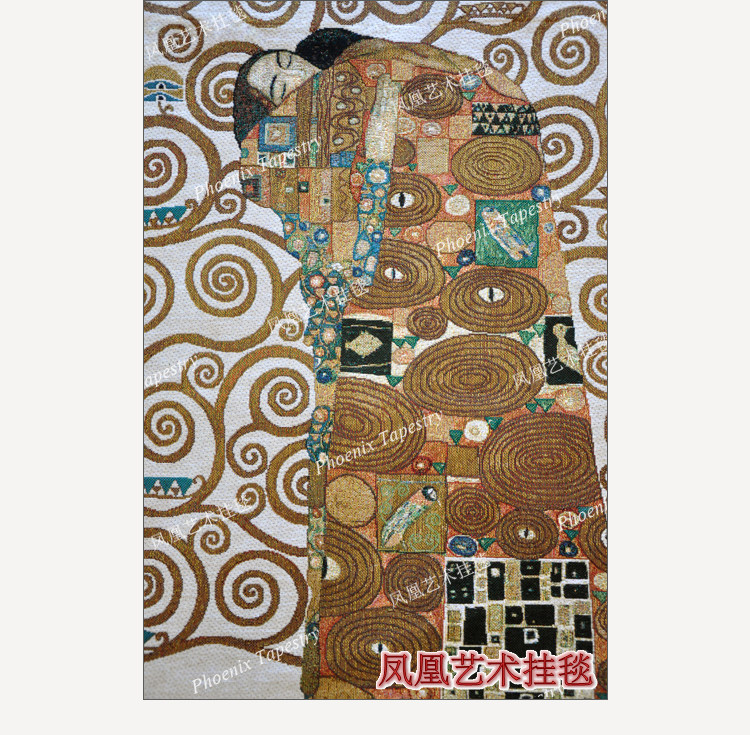 Гобелен 凤凰艺术挂毯 欧式提花壁毯 北欧ins风抽象挂布 克里姆特生命之树 Phoenix Art tapestries