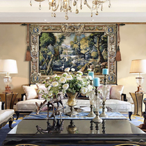 Phoenix Art Tapestry American woven imported European classical oversized landscape tapestry woven hanging painting medieval style
