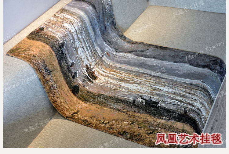 Гобелен 凤凰艺术挂毯 梵高名画欧式提花壁毯 古典ins大挂布客厅卧室背景 Phoenix Art tapestries