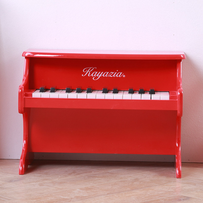 Baby environmental protection children's piano toys Wooden machinery unplugged small piano Enlightenment early Education Center Children's toys