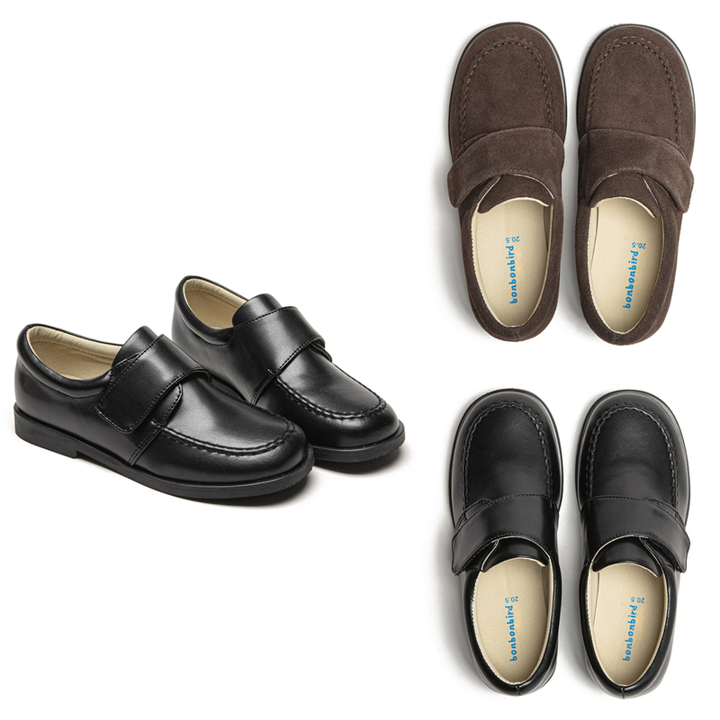 Bonbonbird Japanese Autumn and Winter School Shoes for Girls and Boys, Japanese Style Student Versatile Leather Shoes, Performance Shoes