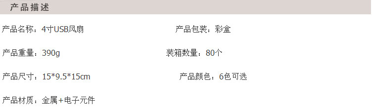 Ventilateur USB - Ref 402616 Image 5