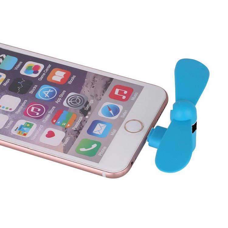Foreign trade high quality USB fan Apple 5 6 mobile phone mini fan mute portable electric fan