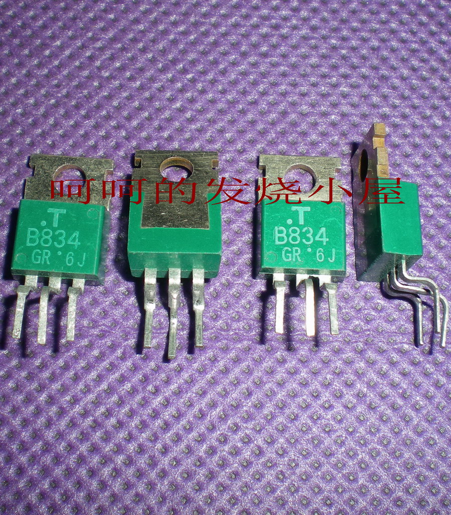 Original dress Japan TOSHIBA Toshiba 2SB834GR Green white word audio amplification tube in power tube B834